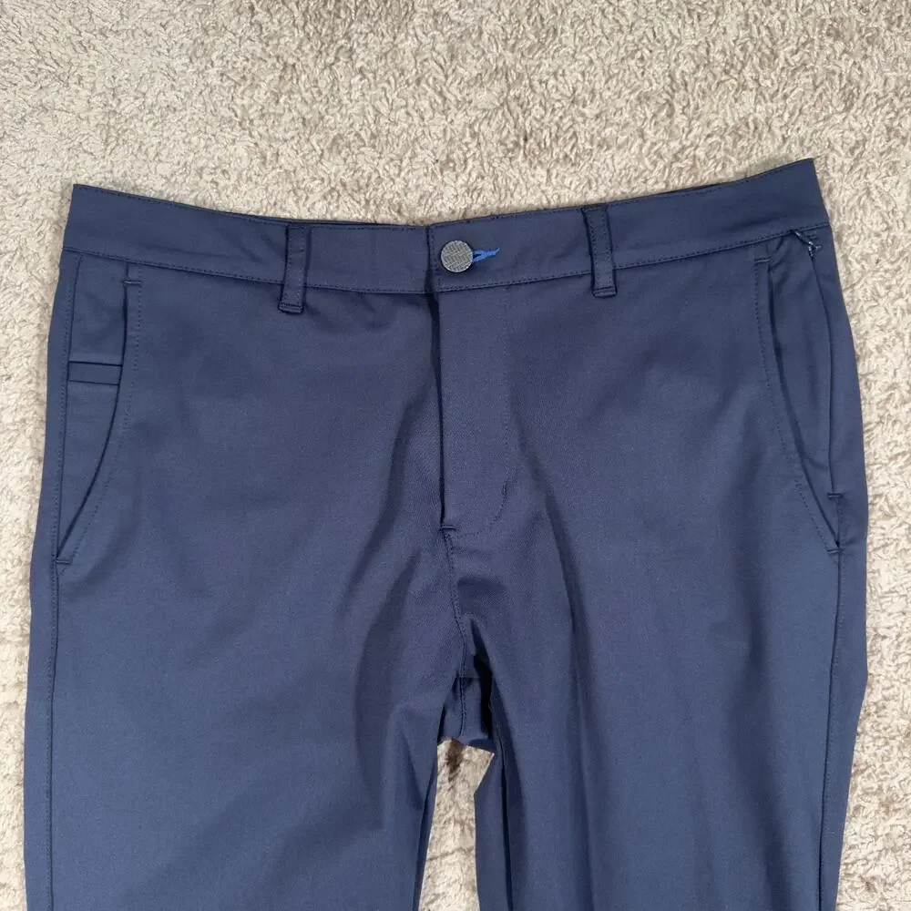 Twillory Chino Pants Blue Performance Golf Mens Fits 34x30 (34x26) Tailored Fit